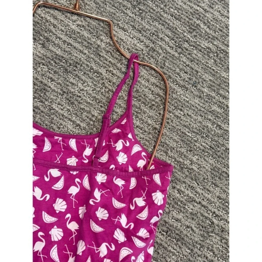 Cosa Bella Girls‎ Tropical Flamingo Romper Pajamas with Drawstring size XL